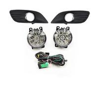 LONPEXDT Faros Antiniebla LED Cubierta Rejilla Bisel Arnés Interruptor Para Ford Para Focus 2 MK2 2009-2011 Luces antiniebla(LED set)