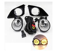 LONPEXDT LED Conjunto Faros Antiniebla Cubierta Luz Antiniebla Parrilla Faros Delanteros Marcos Luces Antiniebla Para Toyota Para Corolla 2008-2010 Luces antiniebla(Halogen set)