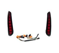 LONPEXDT Luces Antiniebla Niebla Para Civic Type Para R 2023 2024 Luz De Freno Señal Giro Lámpara Reflectora Respaldo Luces Traseras Antiniebla De Reversa Lámparas Parachoques Traseras LED(Rojo)