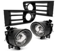 LONPEXDT Luz Giro Para VW Para Polo 9N 3 5 Puertas Hatchback 2001 2002 2003 2004 2005 Fuente De Estilo Coche Luz Antiniebla Halógena Cubierta Rejilla(Pair light grille)