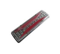 LONPEXDT Luz Trasera 2 Luces Traseras Para Remolque 12V 24V Luz Trasera Para Camión Faro Trasero Coche Carg Posición Freno Señal Giro Dinámica Lámpara Marcha Atrás 30cm Piloto Posterior(24V)