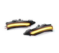 LONPEXDT Para Ford Para Fiesta ST Para Line Para MK8 Para Puma Para Crossover 2018-2023 Retrovisores Laterales Dinámicos LED Intermitentes Intermitente De Espejo