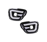 LONPEXDT Para Jeep Para Compass 2011 2012 2013 2014 2015 2016 LED DRL Luz Circulación Diurna Luces Antiniebla Con Luz Giro Luces antiniebla(Blanco)