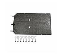 LONPEXDT para Jeep para Wrangler JK 2 Puertas 2007-2012 2013 2014 2015 2016 2017 Cubierta De Malla Aislante para Parasol De Techo Coche Cubierta Carga Retráctil(Short Style)