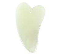 Lonrtesw 1 Unids Gua Sha Masaje Medicina China Jade Natural Herramienta De Raspado