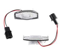 Lonrtesw 2 Unids Coche Led Luz De Matrícula Luz De Matrícula Lámpara De Luz para Accord Negro