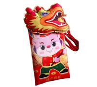 Lonrtesw 2024 AñO del DragóN AñO Tela sobre Rojo Festival de AñO Infantil Dinero sobre Rojo C