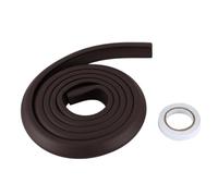 Lonrtesw 2M Protección Para Niños Mesa Guardia Tira Productos De Seguridad Para Bebés Borde De Vidrio Muebles Horror Crash Bar Corner Espuma Parachoques Colisión (Marrón)