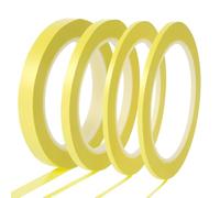 Lonrtesw 4 Rolls Pinstripe Tape Set For Car 5/64,1/8,15/64,1/2 Inch X 72 Yard Long Masking Tapes For Automotive DIY Paint Art