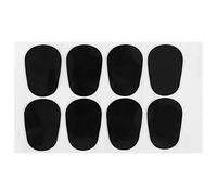 Lonrtesw 8Pcs 0.3mm Boquilla Parches Almohadillas Cojines para Alto Sax Tenor Saxofon Negro