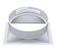 Lonrtesw Acoplador de Manguera de Aire Acondicionado Portátil de 5,9 Pulgadas, Conector de Manguera de Ventilación de Escape de CA, Extensor de Acoplamiento con en Sentido Horario Y...