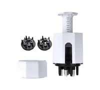 Lonrtesw Aplicador 2 en 1 para el Cabelludo, Peine LíQuido SóLido para Tratamiento Cabelludo, Aceite, Peine GuíA, Suero para el Crecimiento Cabello, Masajeador, A