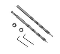 Lonrtesw Broca Bolsillo 3/8 Pulgada Collar Profundidad 1/4 VáStago Hexagonal Taladros Paso Giratorios Repuesto para Plantilla GuíA Agujero Bolsillo Manual