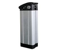 Lonrtesw Caja de BateríA de Litio de PláStico para Bicicleta EléCtrica 36V / 48V / 60V Caja de Soporte 18650 de Gran Capacidad Accesorios de Bicicleta, Cabeza de