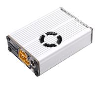 Lonrtesw Cargador Rápido Bidireccional PD3.1 de 140 W, Tipo C, USB 2S con Ventilador para Baterías LiFePO4/Li-Ion - PD3.1/QC4+/, Color Plateado