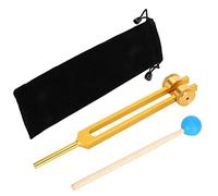 Lonrtesw Diapadores de AleacióN de Aluminio, Hz DiapasóN con Martillos para Pruebas del Nervioso Terapia de CuracióN de Sonido,