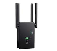 Lonrtesw Extensor de Rango WiFi, Amplificador de Señal de 1200 M, Enrutador Inalámbrico de 5 GHz, Punto de Acceso de 2,4 GHz, Enchufe Europeo A