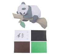 Lonrtesw Modelo de Papel de Animal 3D, Panda en el áRbol Origami GeoméTrico para DecoracióN del Hogar, DecoracióN de, Juguetes Educativos para NiñOs, A