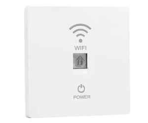 Lonrtesw Panel Enrutador WiFi 6 de Pared de 1000 Mbps, Punto de Acceso Tipo 86 con 110 V-220 V para Cobertura de Red en en Toda la Casa.
