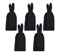 Lonrtesw Paquete de 5 Guantes de Artista para Tableta Guante de Dibujo Digital Guante de Rechazo de Palma Gruesa con Dos Dedos para Almohadilla GráFica (M)