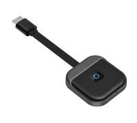 Lonrtesw Receptor de Video Compatible con, Duplicación de Pantalla, Inalámbrico, 2.4G, 1080p, WiFi, Adaptador de