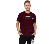 Lonsdale Camiseta Walkley Corte estándar Vintage Oxblood S para hombre
