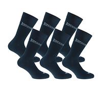 Lonsdale 6 Pares Calcetines Cortos, Algodón (Azul, 39-42)