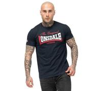LONSDALE Camiseta ' Aldingham' navy / rojo / blanco L navy / rojo / blanco