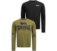 Lonsdale Ayrshire - Paquete Doble Camiseta Hombre