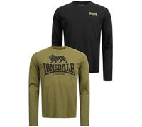 Lonsdale Ayrshire - Paquete Doble Camiseta Hombre