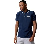 Lonsdale Polo Ballygalley azul marino y blanco XL para hombre