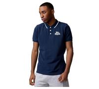 Lonsdale Ballygalley Polo, Azul Marino, Blanco, XL para Hombre