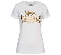 LONSDALE Camiseta 'Bantry' oro / blanco, Talla M