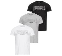 Lonsdale Beanley Camiseta DE Ocio Hombre (Pack de 3)
