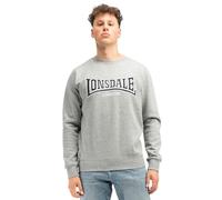 Lonsdale Sudadera para hombre Gris jaspeado XL