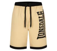 LONSDALE Bermudas 'Clennell' beige claro / negro M beige claro / negro