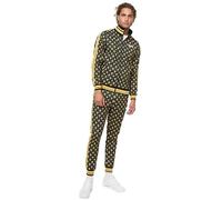 Lonsdale Boswall Chándal, Negro/Amarillo/Blanco, XXL Hombres