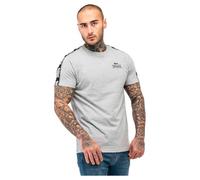 Lonsdale BRINDISTER - Camiseta para Hombre, Marl Grey/Black/White, XXL, 117533