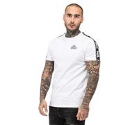 Lonsdale Brindister T-Shrit, Negro/Blanco, M para Hombre
