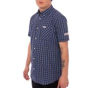 Lonsdale Brixworth Camisa Caballero Regular 34542 Cuadros Manga Corta