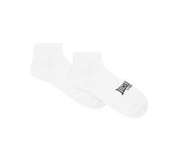 Lonsdale Hayles - Calcetines unisex para zapatillas (6 unidades), color blanco y negro, talla 35-38
