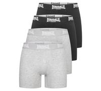 LONSDALE Calzoncillo boxer gris moteado / negro / blanco XXL EUR