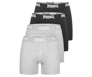 LONSDALE Calzoncillo boxer gris moteado / negro / blanco XXL EUR