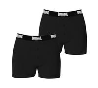 Lonsdale - Calzoncillos de estilo boxer para hombre (2 unidades), Negro , XXL