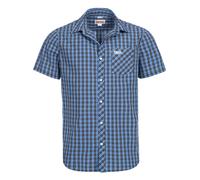 LONSDALE Camisa 'Brixworth' azul / negro / blanco XXL azul / negro / blanco