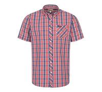 LONSDALE Camisa ' BRIXWORTH ' azul / rojo / blanco S azul / rojo / blanco