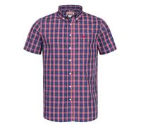 LONSDALE Camisa 'Brixworth' azul / rojo / blanco XL EUR