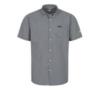 LONSDALE Camisa ' BRIXWORTH ' negro / blanco, Talla XXXL