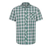 LONSDALE Camisa ' BRIXWORTH ' verde / negro / blanco S verde / negro / blanco