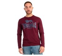 Lonsdale Camiseta Ayrshire para Hombre, Rojo, 3XL